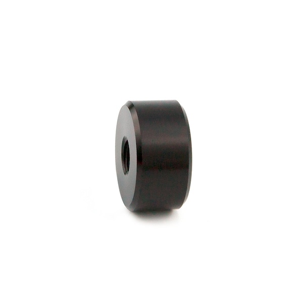 Gyford Round Standoffs, 5/16"-18 Thrd Sz, 1/2 in Bd L, Aluminum Black Anodized, 1 in OD SO-9050BL - main